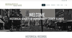 Desktop Screenshot of history.montgomeryco.com